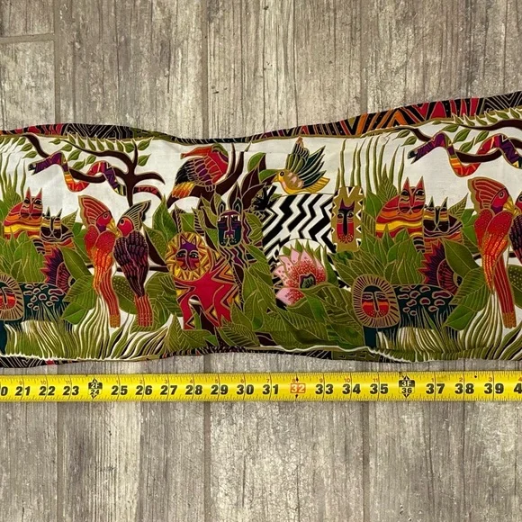 Colorful 48x10” Animal Print Scarf - Picture 3 of 16